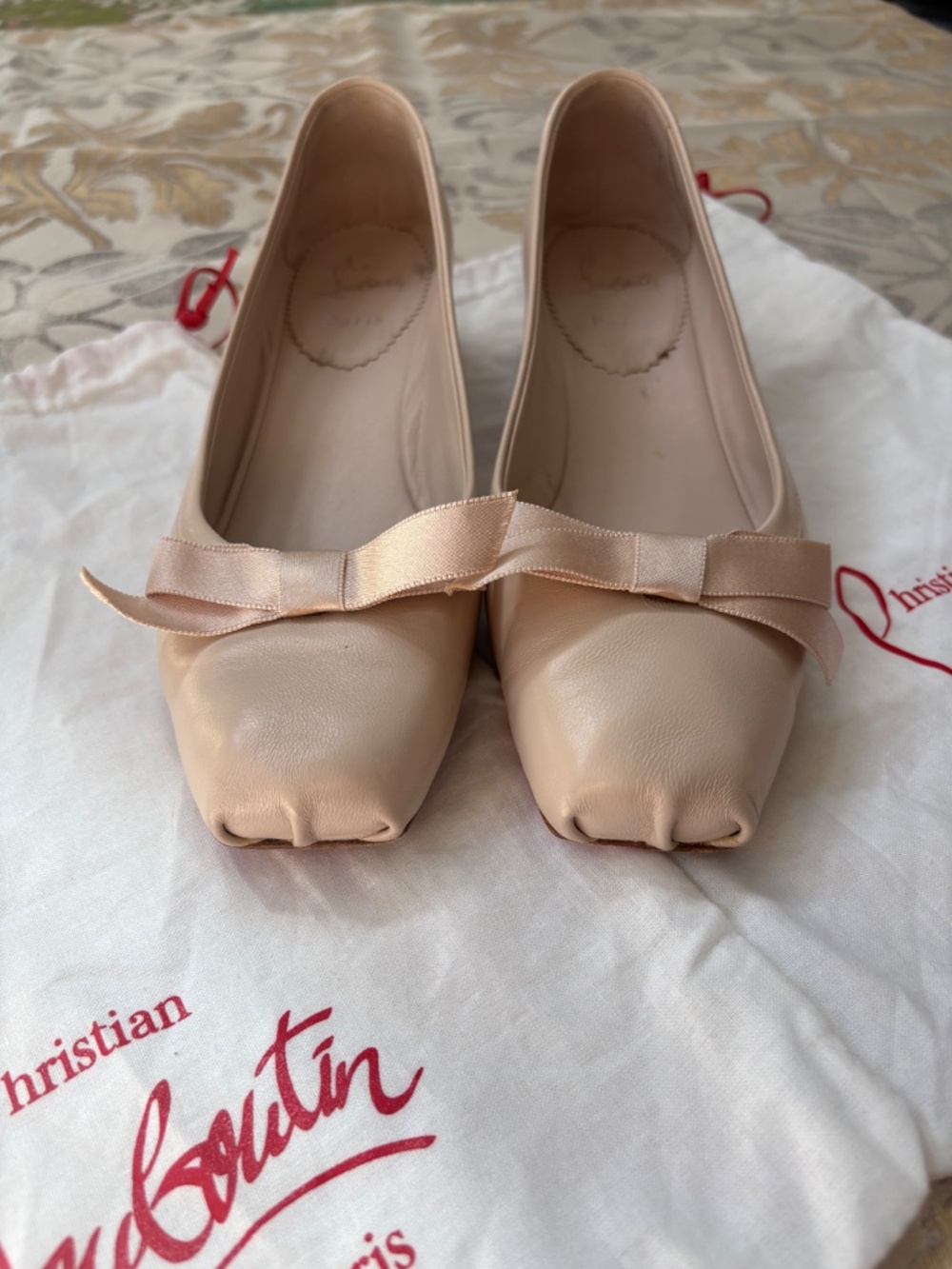 Christian Louboutin square ballet toe pump - Picture 6 of 9